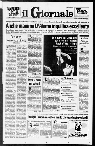 Il giornale : quotidiano del mattino